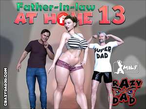 Порно комикс Свекр дома. Часть 13 и 14. Father In Law At Home. CrazyDad3D