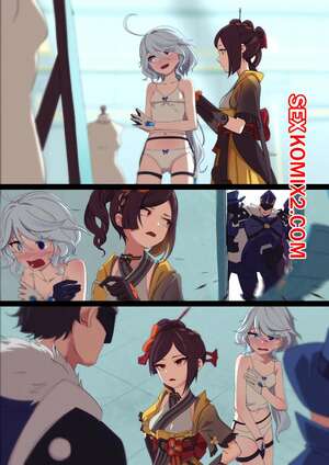 Порно комикс Genshin Impact. Chiori Furina. Yamomo.