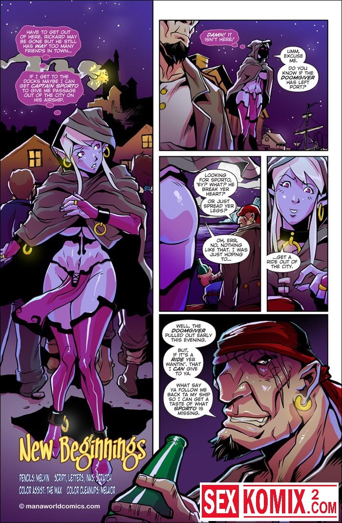 Порно комикс ManaWorld. Часть 7. Новые начинания. Английский.