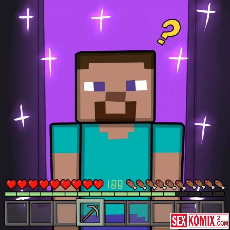 Порно комикс Minecraft. Часть 3.