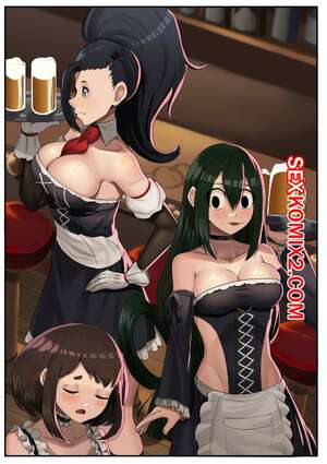 Порно комикс аниме Академия. Моя Геройская Служанка. Nico mo