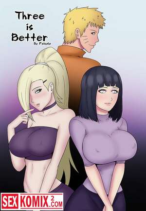 Порно комикс Боруто Втроём лучше. Наруто.