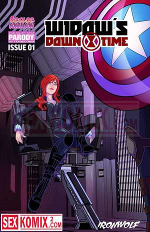Порно комикс Черная Вдова давно не трахалась.