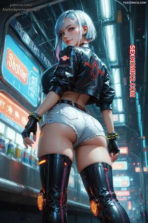 Порно комикс Cyber Girl. AiASAG