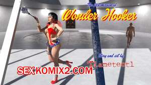 Порно комикс DC. Чудо шлюха. Wonder Hooker. Tlameteotl.