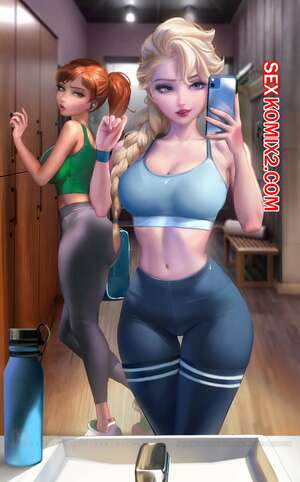 Порно комикс Эльза. Frozen. Sakimichan.