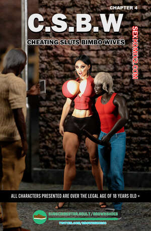 Порно комикс Изменяющие шлюхи бимбо жены. Часть 4. Cheating Sluts Bimbo Wifes. Brown Shoes