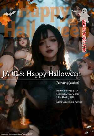 Порно комикс JA028. Happy Halloween. Jessie AI