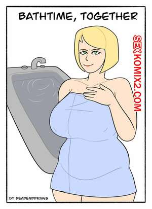 Порно комикс Купание вместе. Часть 1. Bathtime, Together. DeadEndDraws