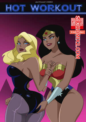Порно комикс Лига справедливости. Горячая тренировка. Hot Workout. Ghostlessm