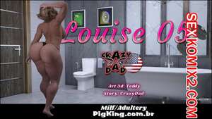 Порно комикс Луиза. Часть 5. CrazyDad3D