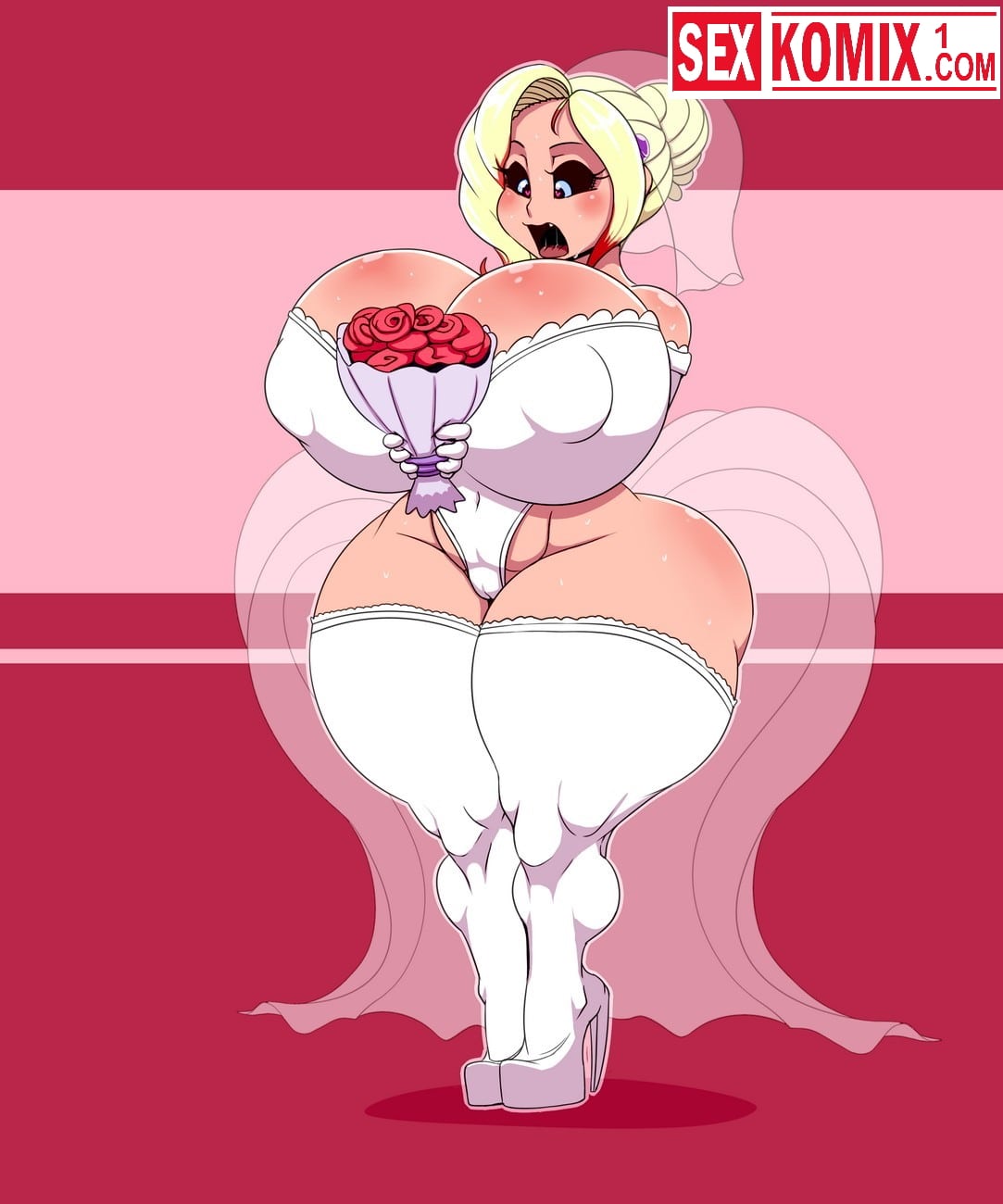 Порно комикс Медовый месяц мечты.