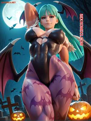 Порно комикс Morrigan Aensland. Pein