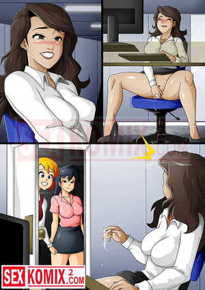 Порно комикс Офисный секс.