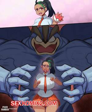 Порно комикс Pokemon. Немона. Nemona. Fake Face