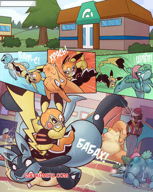 Хентай Манга Pokemon. Тренировочные будни Чики. Chicas Typical Training Day. Cobatsart