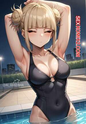 Порно комикс Poolside At Night. AI Giihzinha