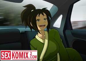 Порно комикс Развратное такси.
