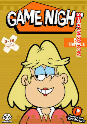 Порно комикс Шумный Дом. Ночь игр. Game Night. The Loud House. the minus