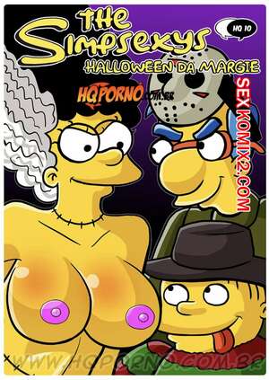 Порно комикс Симпсексы. Часть 10. Хэллоуин Мардж. Os Simpsexys. HQPorno