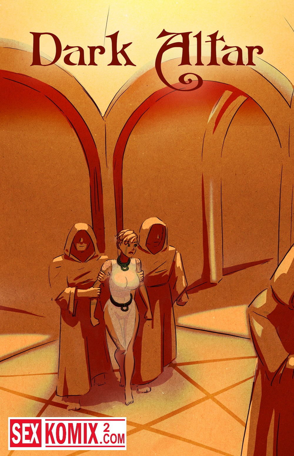 Порно комикс Тёмный алтарь.