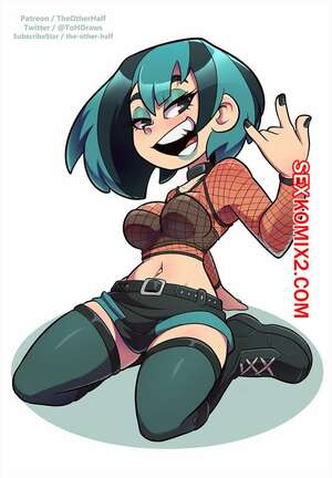 Порно комикс Total Drama Island. Гвен. Gwen. TheOtherHalf