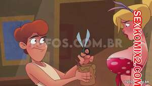 Порно мульт Деревенская семейка. Часть 4. Цирюльня на дому.